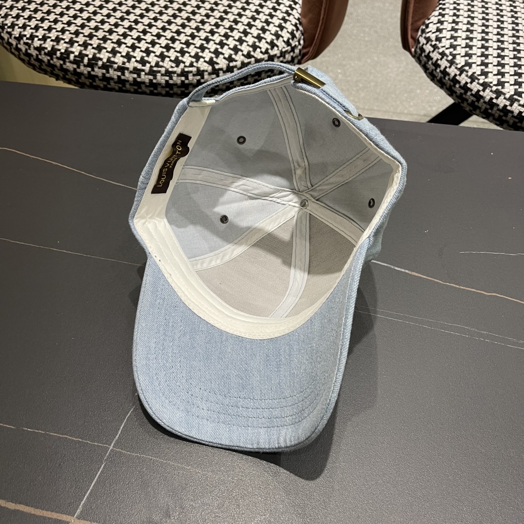  LV路易威登牛仔棒球帽🧢轻盈透气。完美版型，独家实物拍摄，男女适用