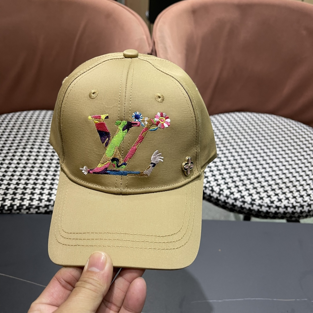  路易威登棒球帽 LouisVuitton😍新款LV棒球帽高端大气，百搭款🤗男女通用！跑量！