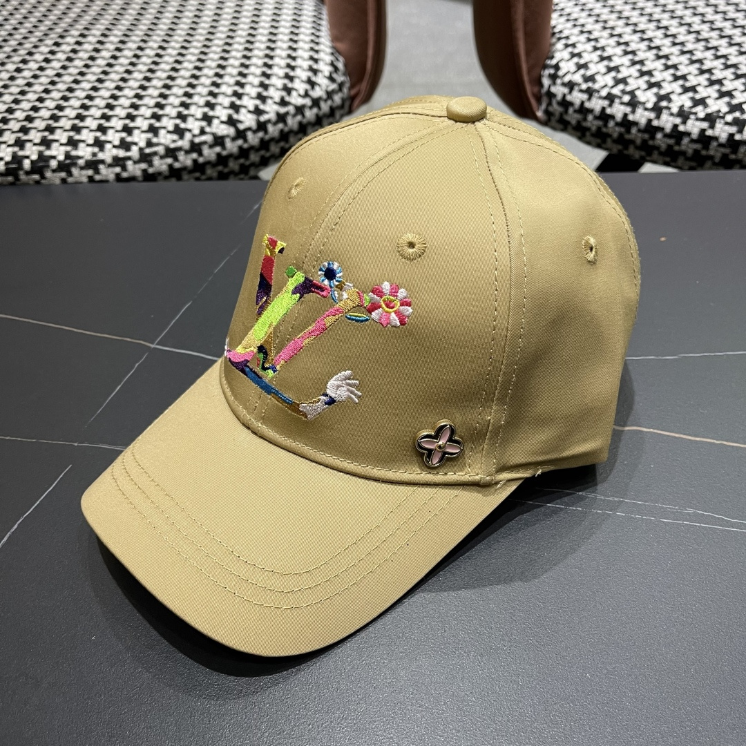  路易威登棒球帽 LouisVuitton😍新款LV棒球帽高端大气，百搭款🤗男女通用！跑量！