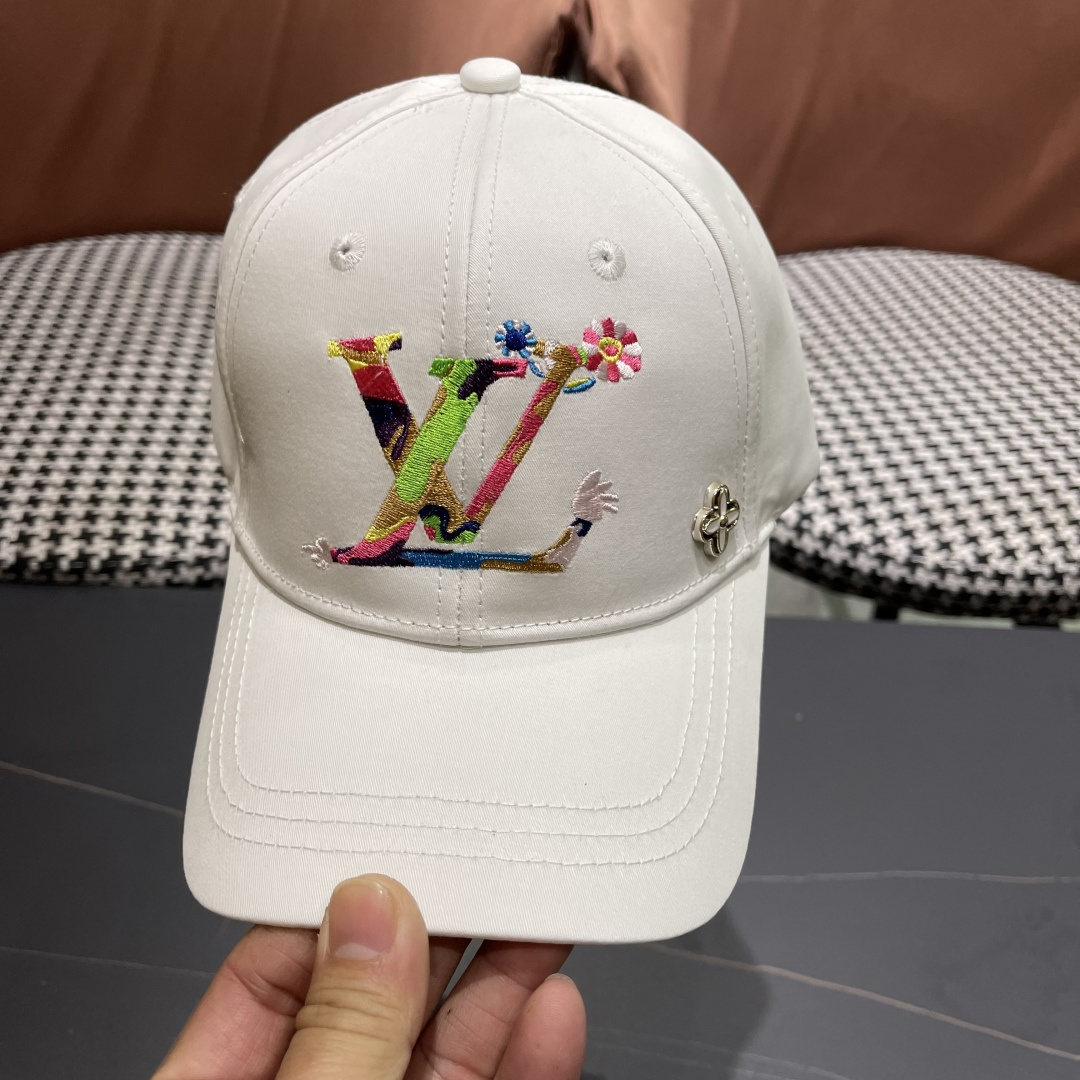  路易威登棒球帽 LouisVuitton😍新款LV棒球帽高端大气，百搭款🤗男女通用！跑量！