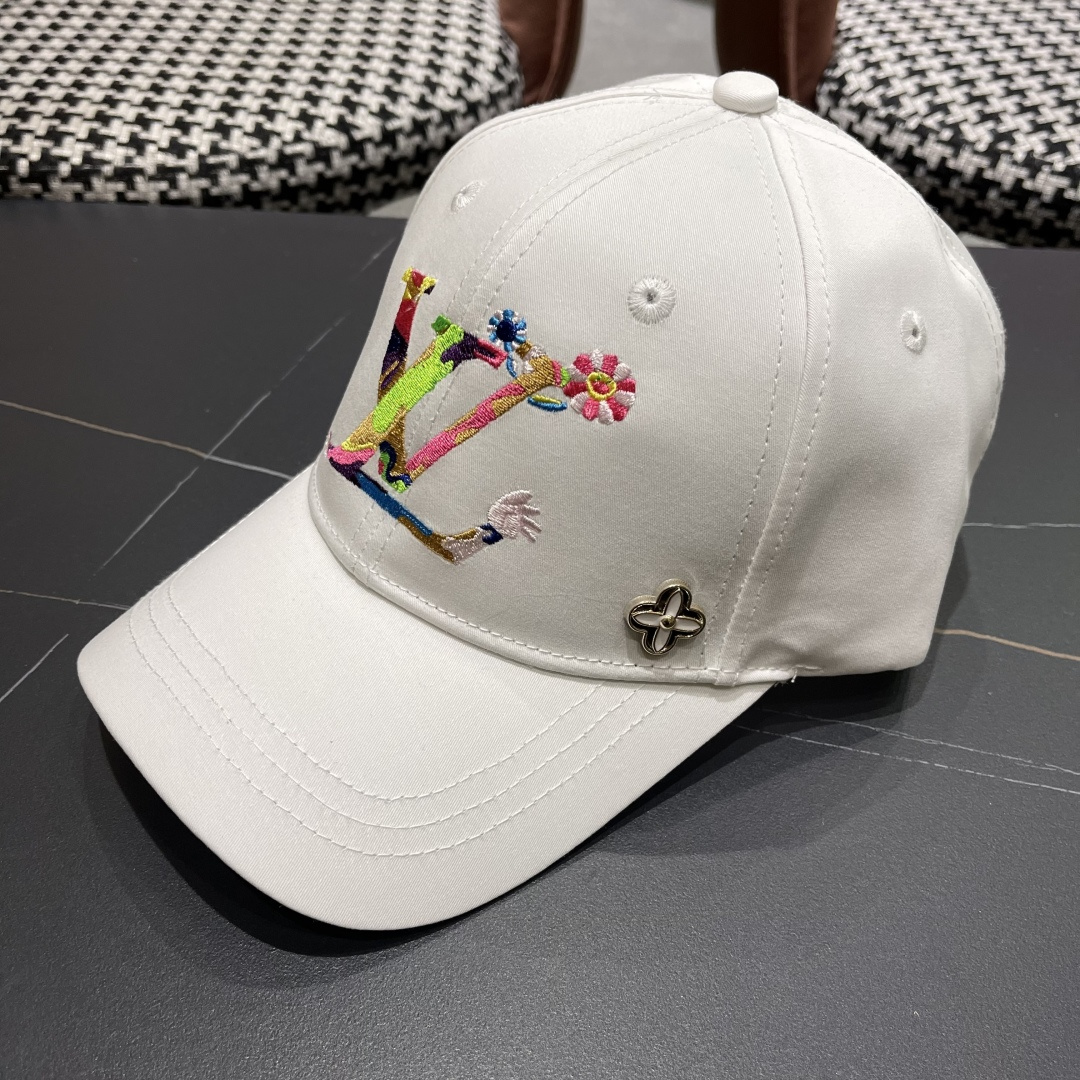  路易威登棒球帽 LouisVuitton😍新款LV棒球帽高端大气，百搭款🤗男女通用！跑量！