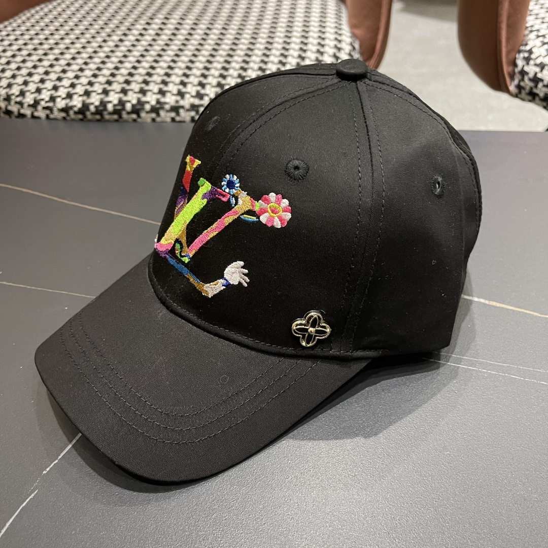 路易威登棒球帽 LouisVuitton😍新款LV棒球帽高端大气，百搭款🤗男女通用！跑量！