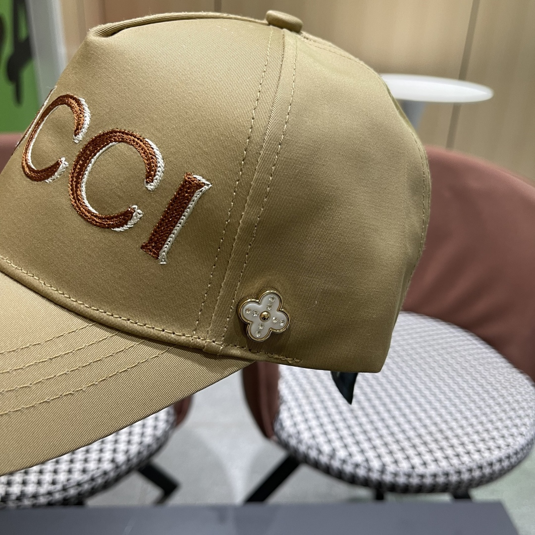  P古奇棒球帽♥️GUCCI🧢官网新品，棒球帽，原单品质火爆来袭 🔥🎩 工艺非常精美 高档大气上档次！低