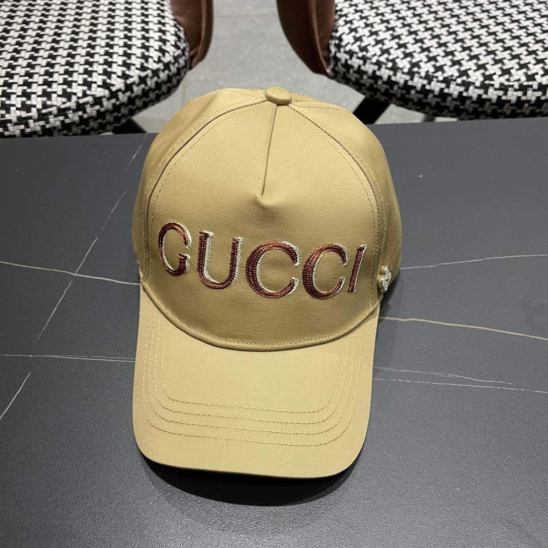  P古奇棒球帽♥️GUCCI🧢官网新品，棒球帽，原单品质火爆来袭 🔥🎩 工艺非常精美 高档大气上档次！低