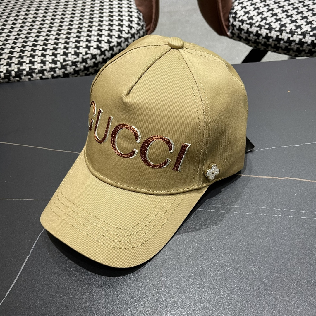  P古奇棒球帽♥️GUCCI🧢官网新品，棒球帽，原单品质火爆来袭 🔥🎩 工艺非常精美 高档大气上档次！低