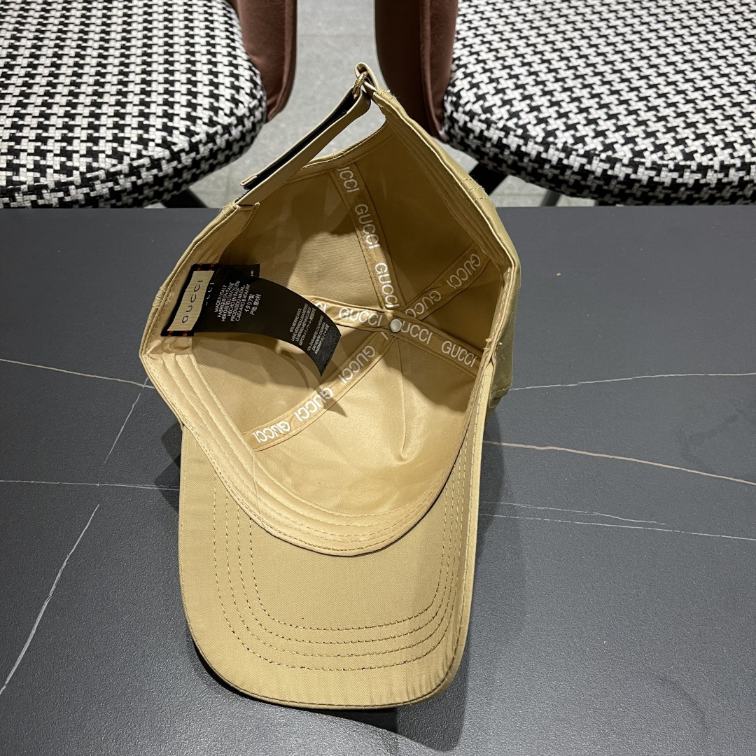  P古奇棒球帽♥️GUCCI🧢官网新品，棒球帽，原单品质火爆来袭 🔥🎩 工艺非常精美 高档大气上档次！低