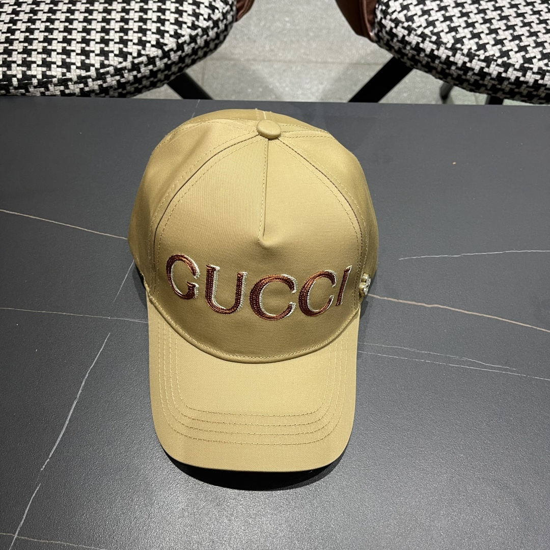  P古奇棒球帽♥️GUCCI🧢官网新品，棒球帽，原单品质火爆来袭 🔥🎩 工艺非常精美 高档大气上档次！低