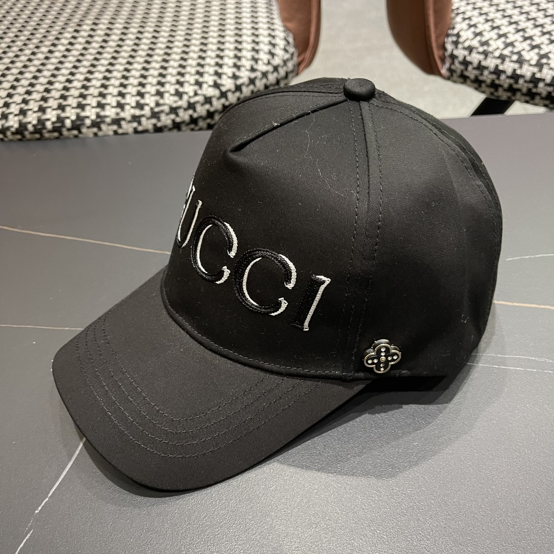  P古奇棒球帽♥️GUCCI🧢官网新品，棒球帽，原单品质火爆来袭 🔥🎩 工艺非常精美 高档大气上档次！低