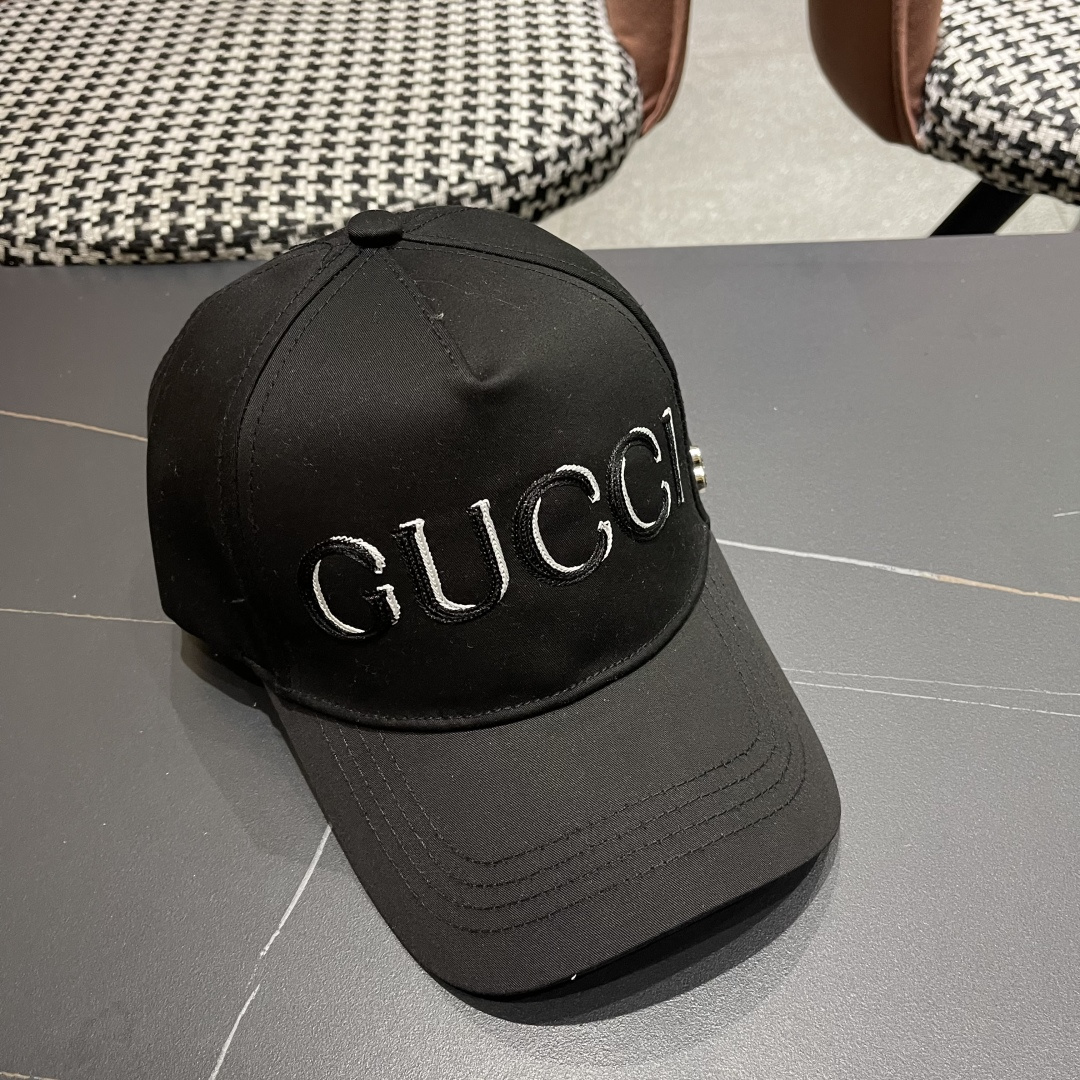  P古奇棒球帽♥️GUCCI🧢官网新品，棒球帽，原单品质火爆来袭 🔥🎩 工艺非常精美 高档大气上档次！低