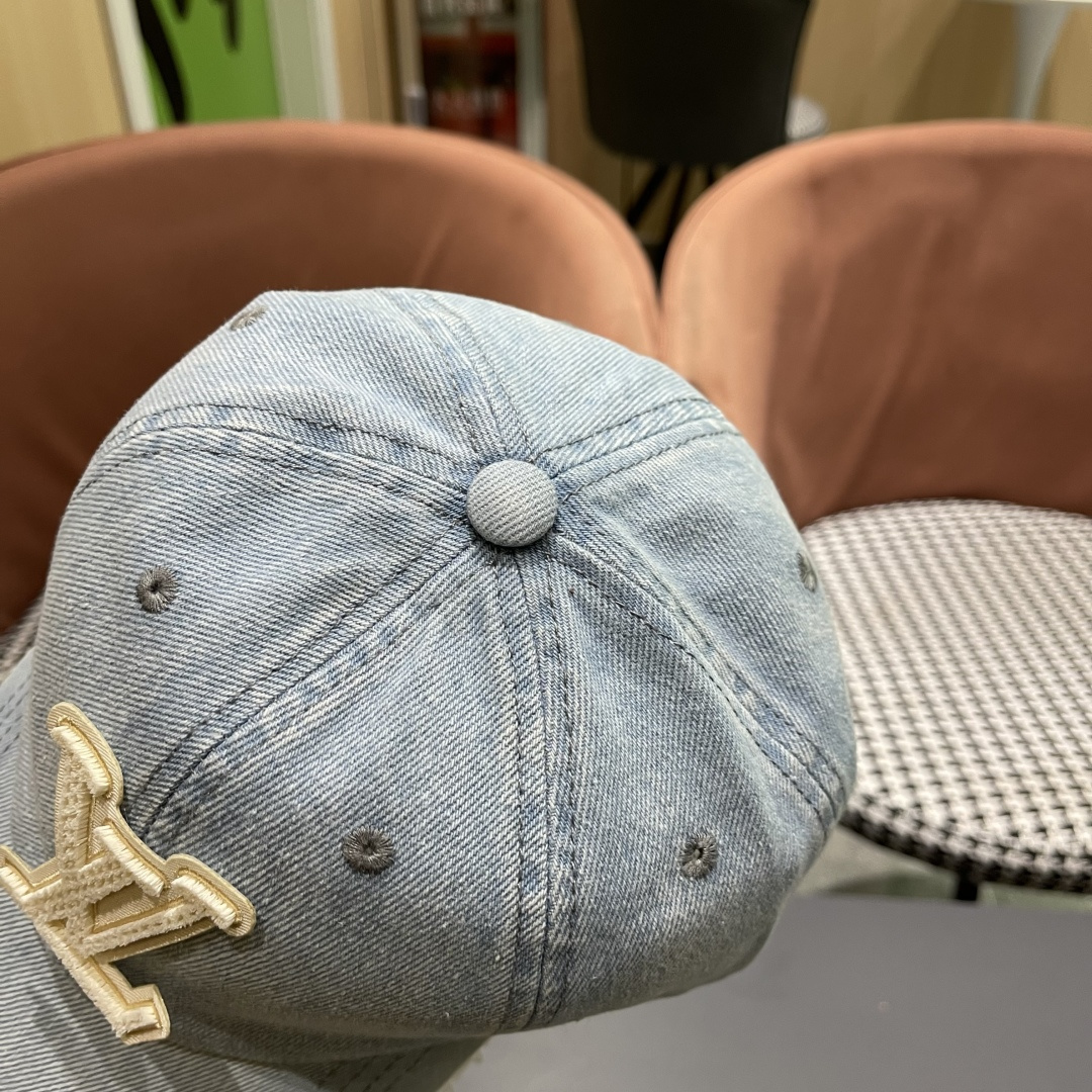  LV路易威登牛仔棒球帽🧢轻盈透气。完美版型，独家实物拍摄，男女适用