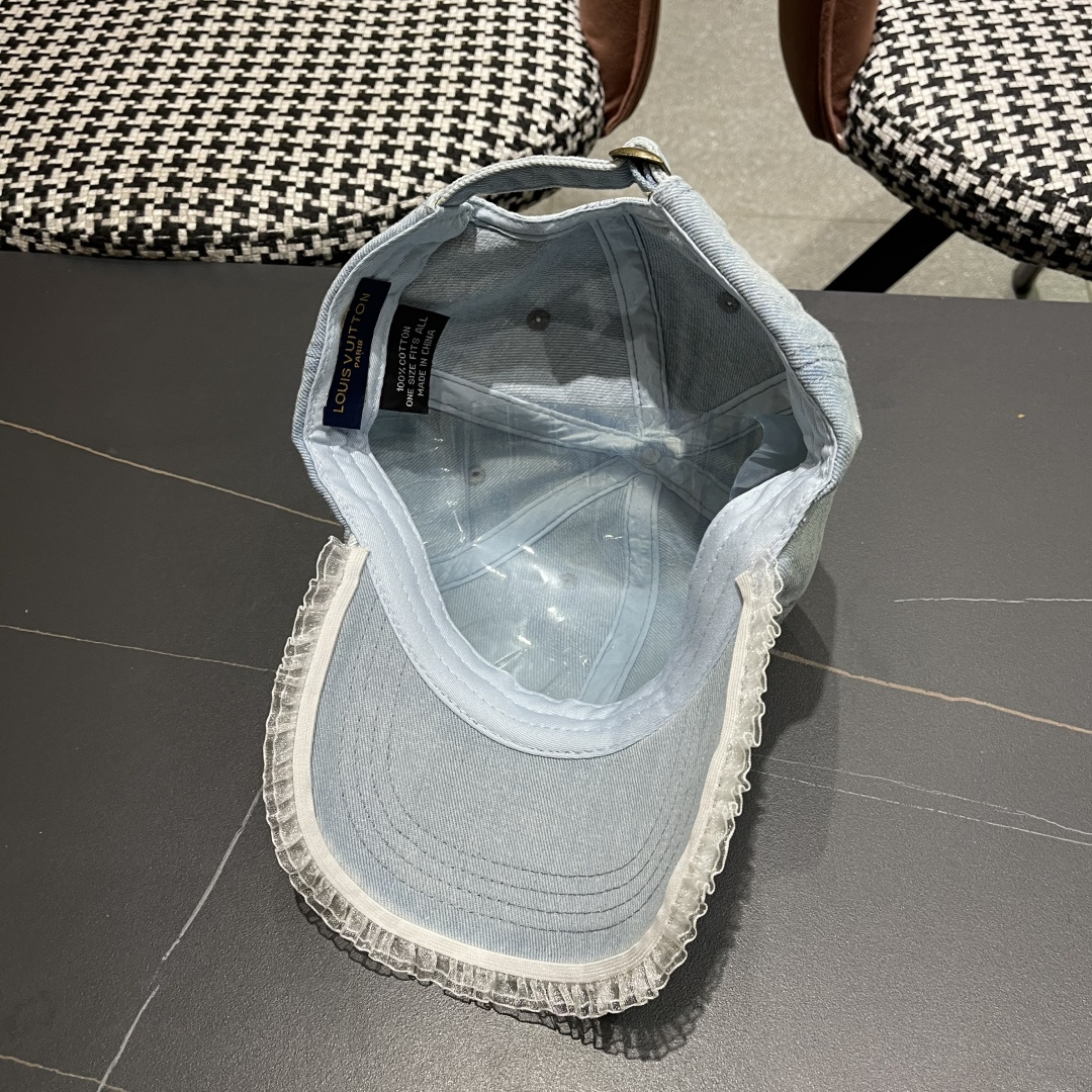  LV路易威登牛仔棒球帽🧢轻盈透气。完美版型，独家实物拍摄，男女适用