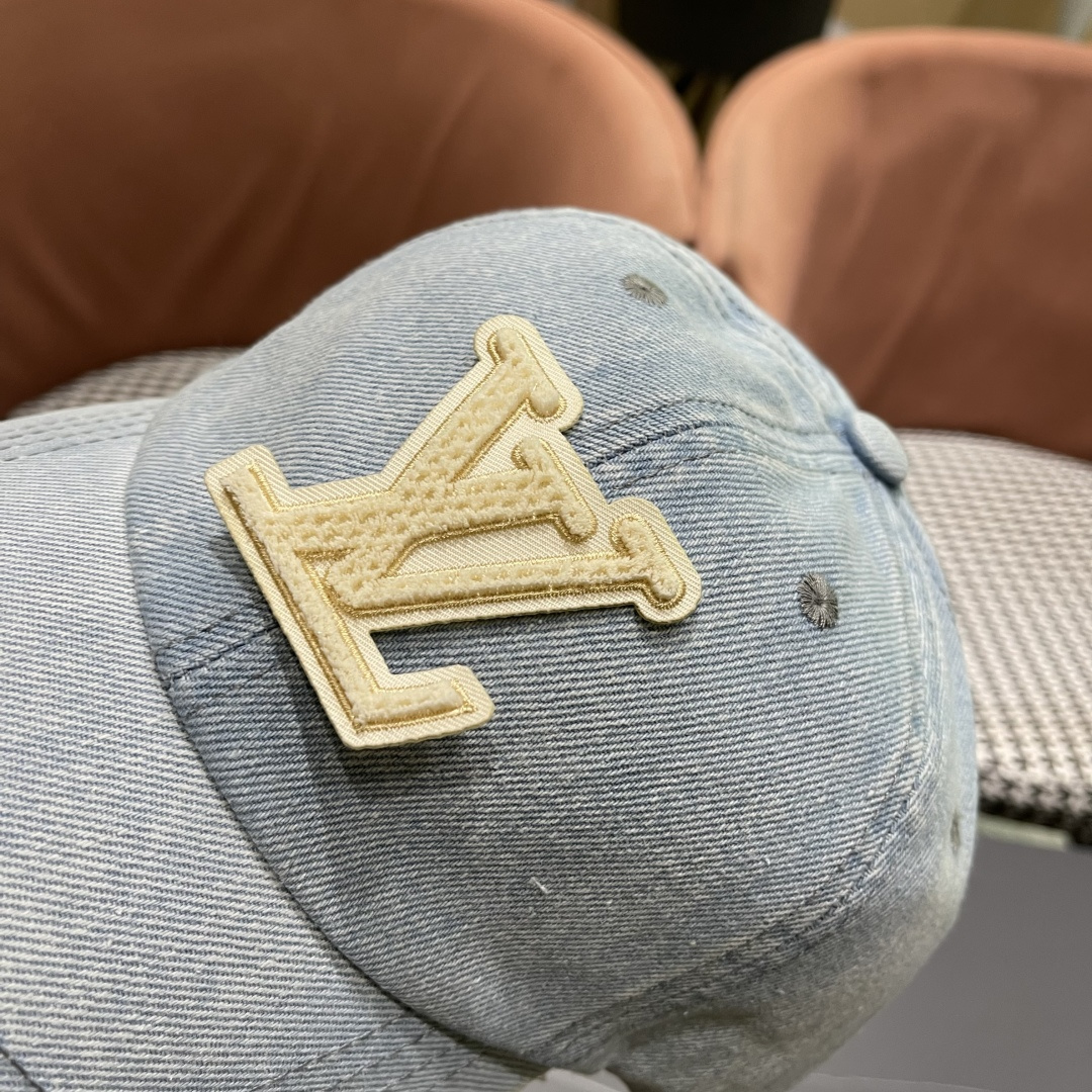  LV路易威登牛仔棒球帽🧢轻盈透气。完美版型，独家实物拍摄，男女适用