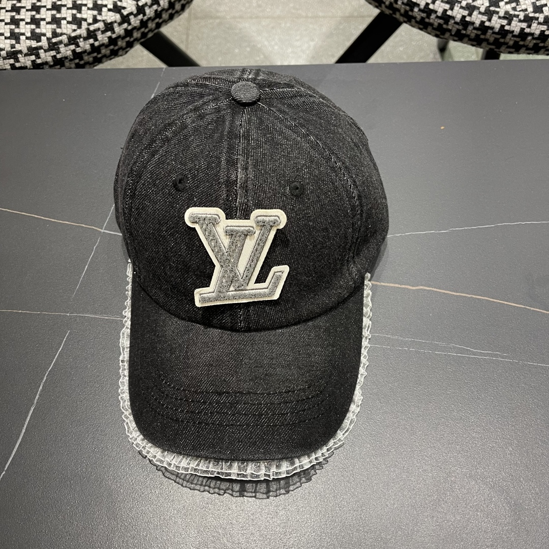  LV路易威登牛仔棒球帽🧢轻盈透气。完美版型，独家实物拍摄，男女适用