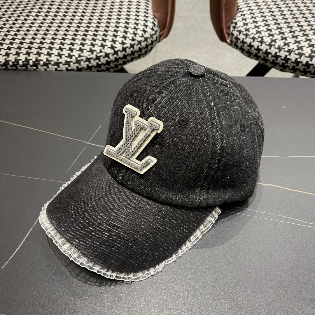 LV路易威登牛仔棒球帽🧢轻盈透气。完美版型，独家实物拍摄，男女适用
