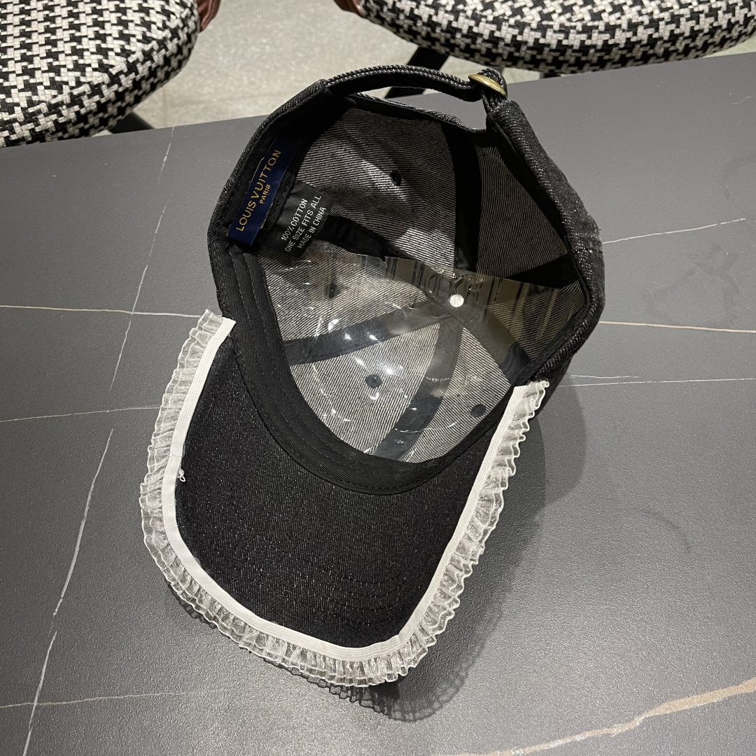  LV路易威登牛仔棒球帽🧢轻盈透气。完美版型，独家实物拍摄，男女适用