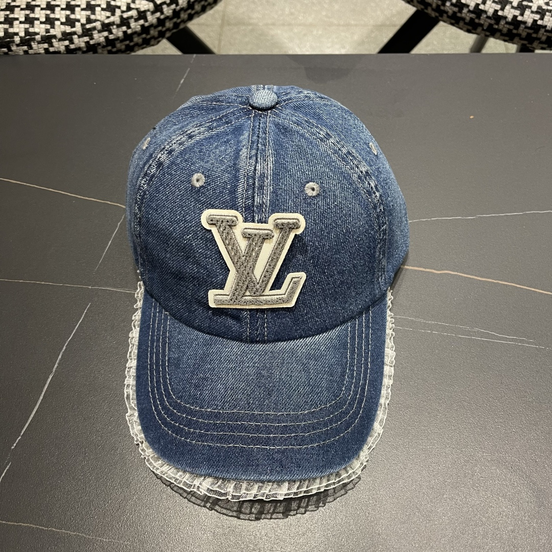  LV路易威登牛仔棒球帽🧢轻盈透气。完美版型，独家实物拍摄，男女适用