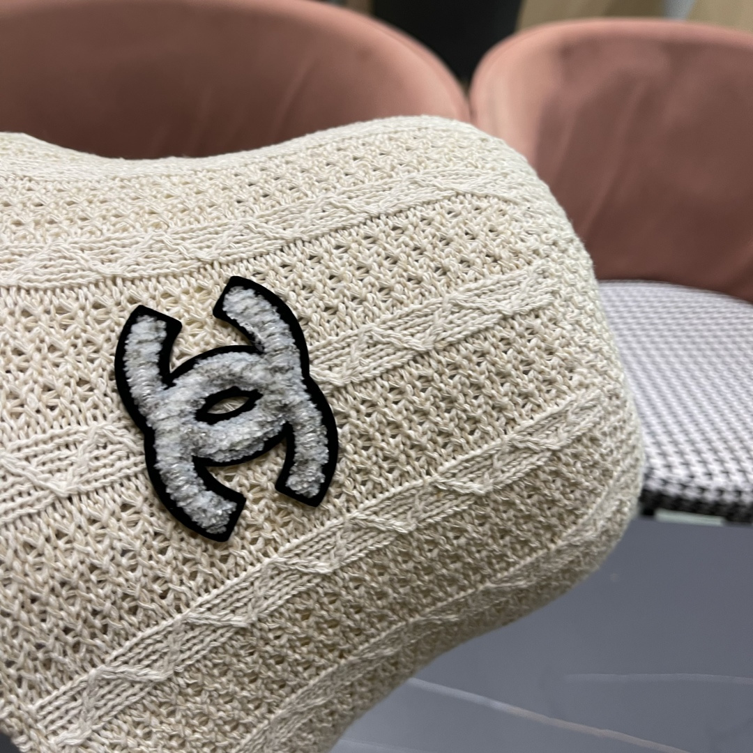  Chanel香奈儿春夏新款镂空透气渔夫帽定型小桶帽