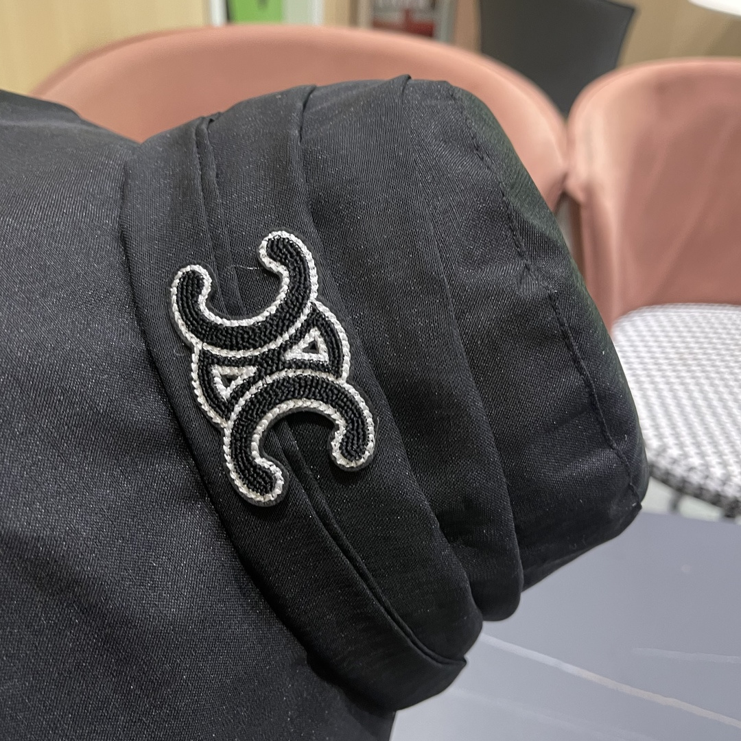  【CELINE赛琳】2025新款韩版蝴蝶结百搭显脸小防晒渔夫帽，出街必备