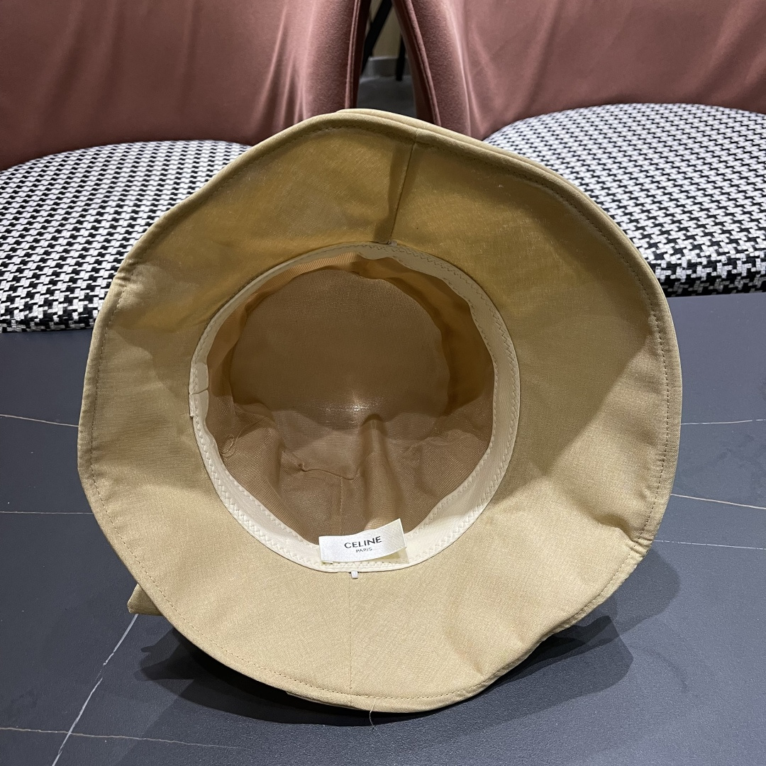  【CELINE赛琳】2025新款韩版蝴蝶结百搭显脸小防晒渔夫帽，出街必备