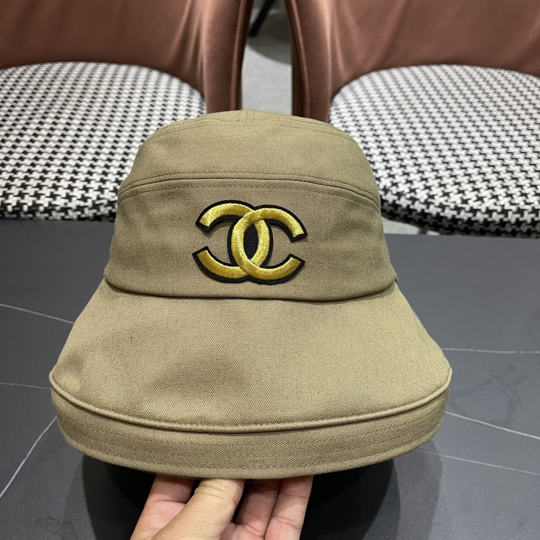  Chanel香奈儿女春夏款渔夫帽子户外登山防晒露营徒步卷边辣妹盆帽