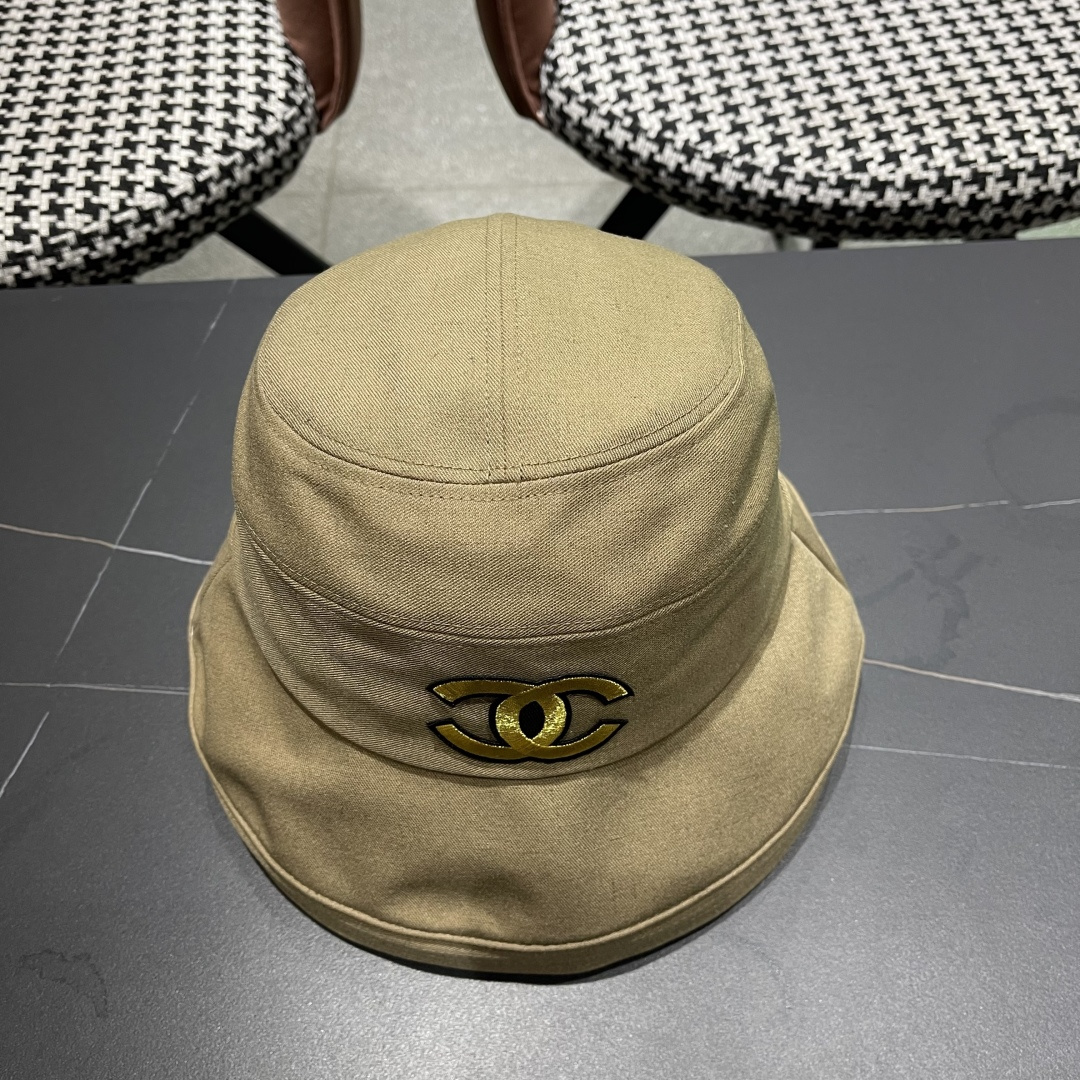 Chanel香奈儿女春夏款渔夫帽子户外登山防晒露营徒步卷边辣妹盆帽