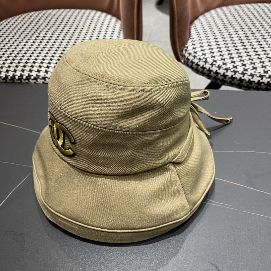  Chanel香奈儿女春夏款渔夫帽子户外登山防晒露营徒步卷边辣妹盆帽