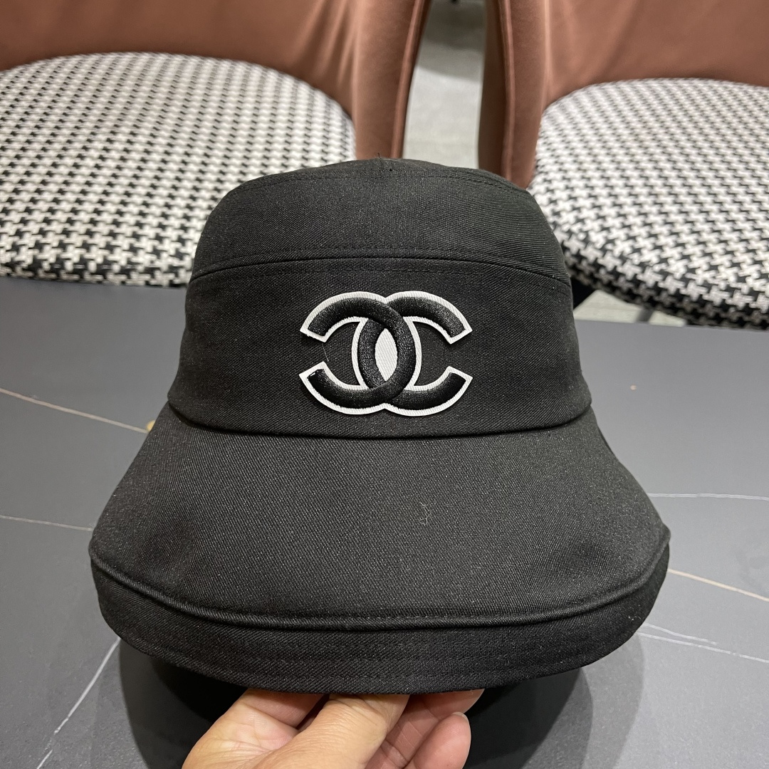  Chanel香奈儿女春夏款渔夫帽子户外登山防晒露营徒步卷边辣妹盆帽
