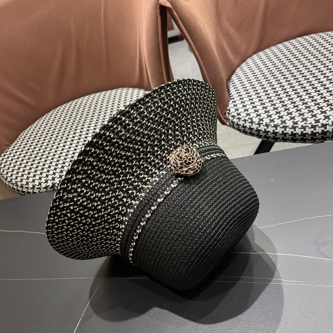 【CELINE赛琳】2025新款拼色草帽，出街必备超好搭配，赶紧入手！