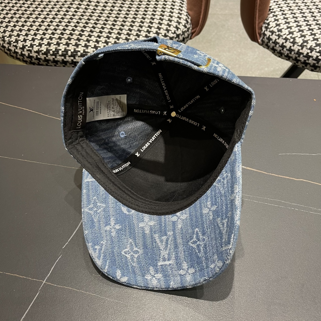 🧢路易威登原单牛仔棒球帽 LouisVuitton😍新款LV棒球帽，男女通用！跑量！