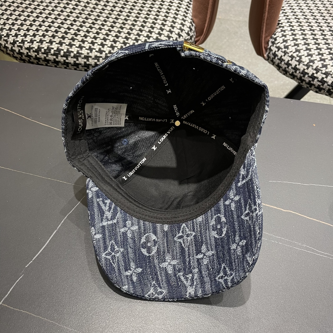 🧢路易威登原单牛仔棒球帽 LouisVuitton😍新款LV棒球帽，男女通用！跑量！