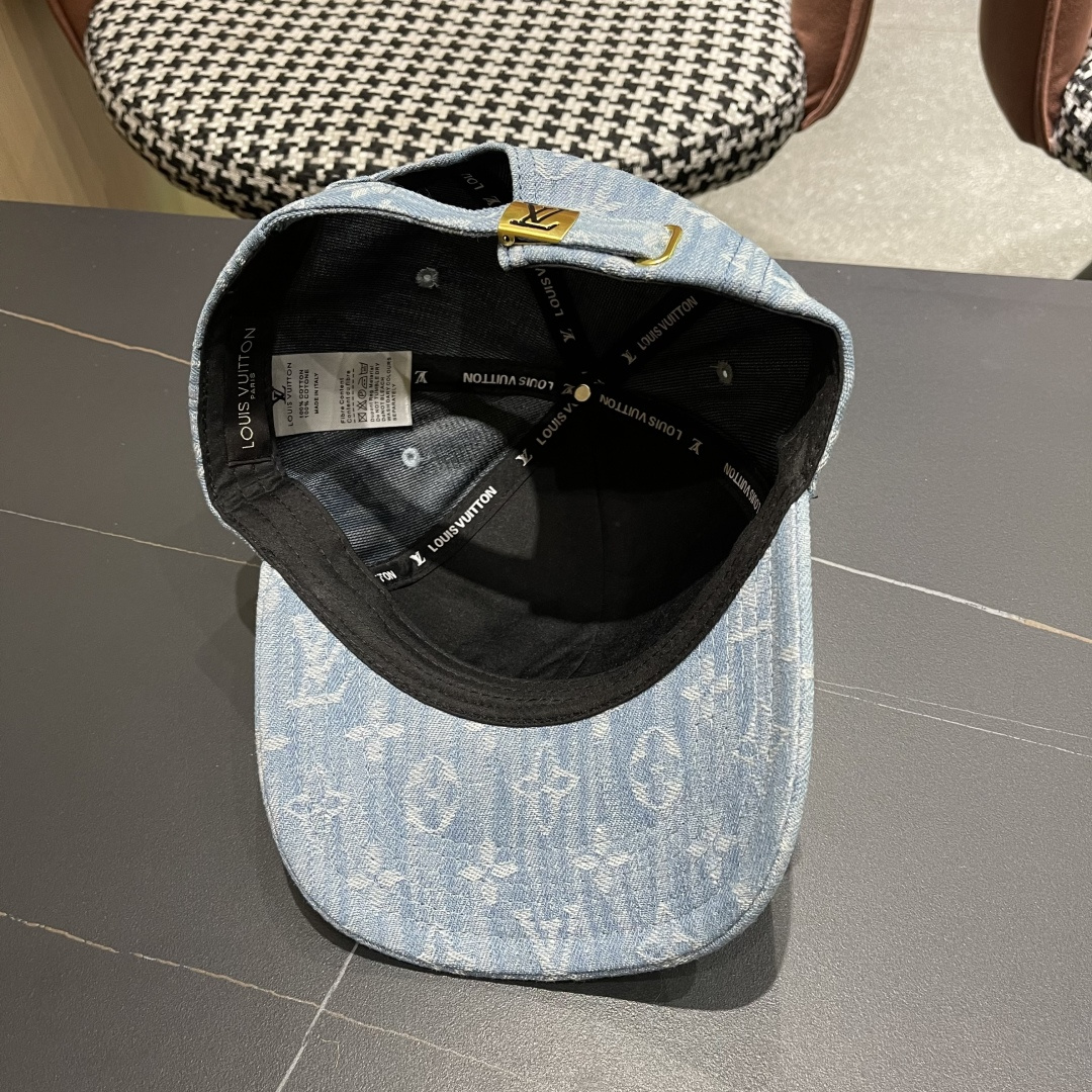 🧢路易威登原单牛仔棒球帽 LouisVuitton😍新款LV棒球帽，男女通用！跑量！
