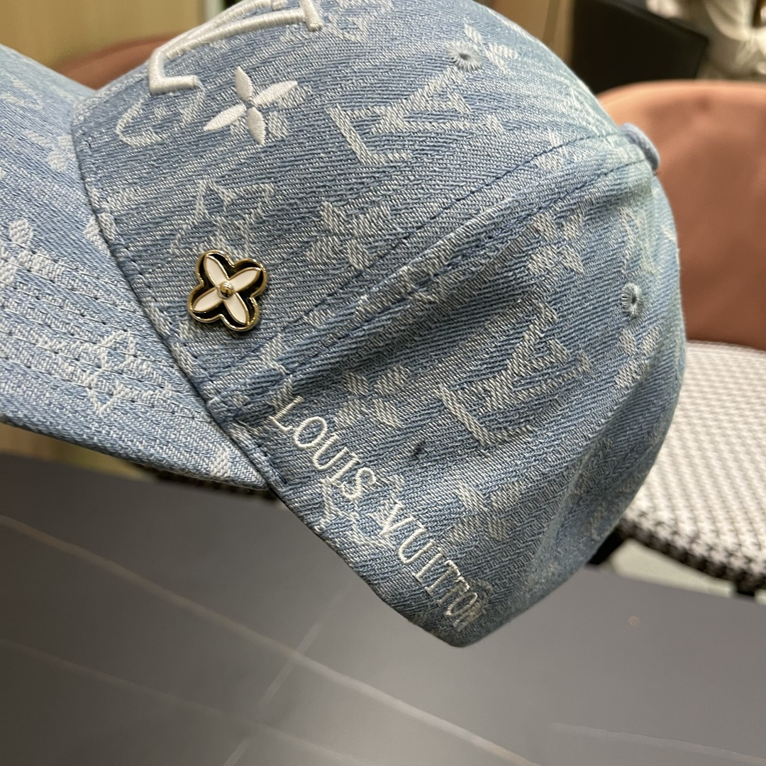 🧢路易威登原单牛仔棒球帽 LouisVuitton😍新款LV棒球帽，男女通用！跑量！