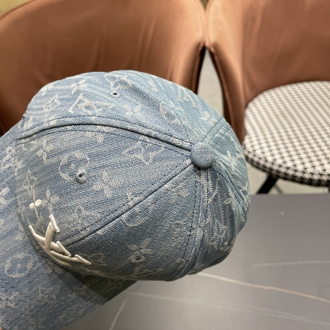 🧢路易威登原单牛仔棒球帽 LouisVuitton😍新款LV棒球帽，男女通用！跑量！