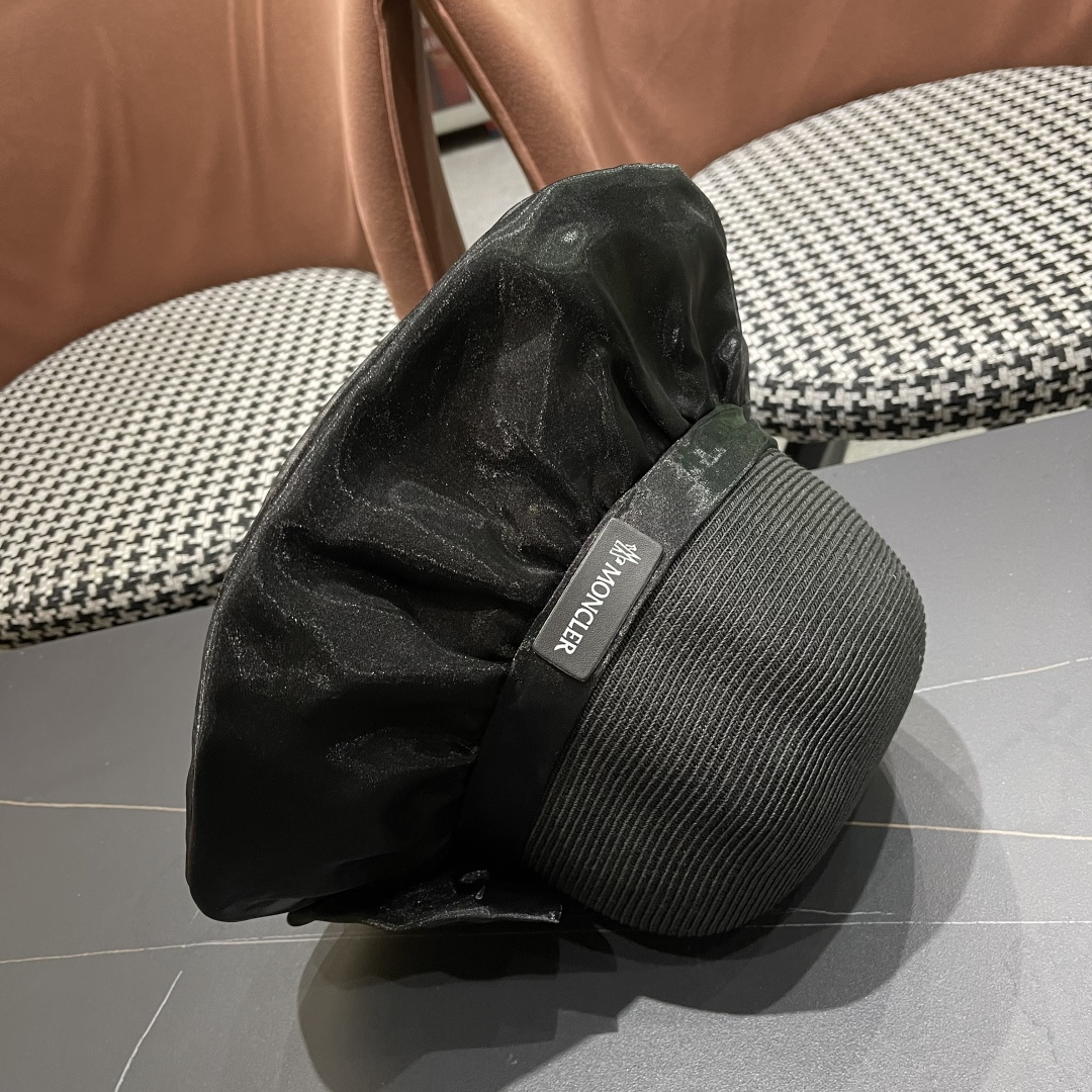  👒蒙‌口Moncler👒夏季欧根沙蝴蝶结防晒海边度假沙滩大帽檐渔夫帽