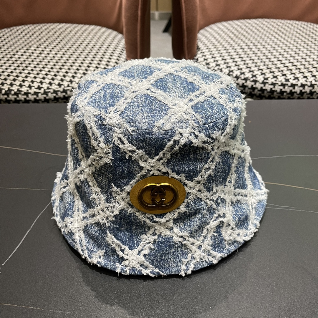 NO:356875,Gucci fisherman hat spring and summer versatile fashion denim washing women Japanese sun protection sun basin hat spot hat straw hat fisherman hat baseball hat, hat, gucci, espadrilles, hats古奇Gucci渔夫帽春夏季百搭时尚牛仔水洗女日系防晒遮阳盆帽现货帽子草帽渔夫帽棒球帽,帽子,gucci,espadrilles,hats,hat