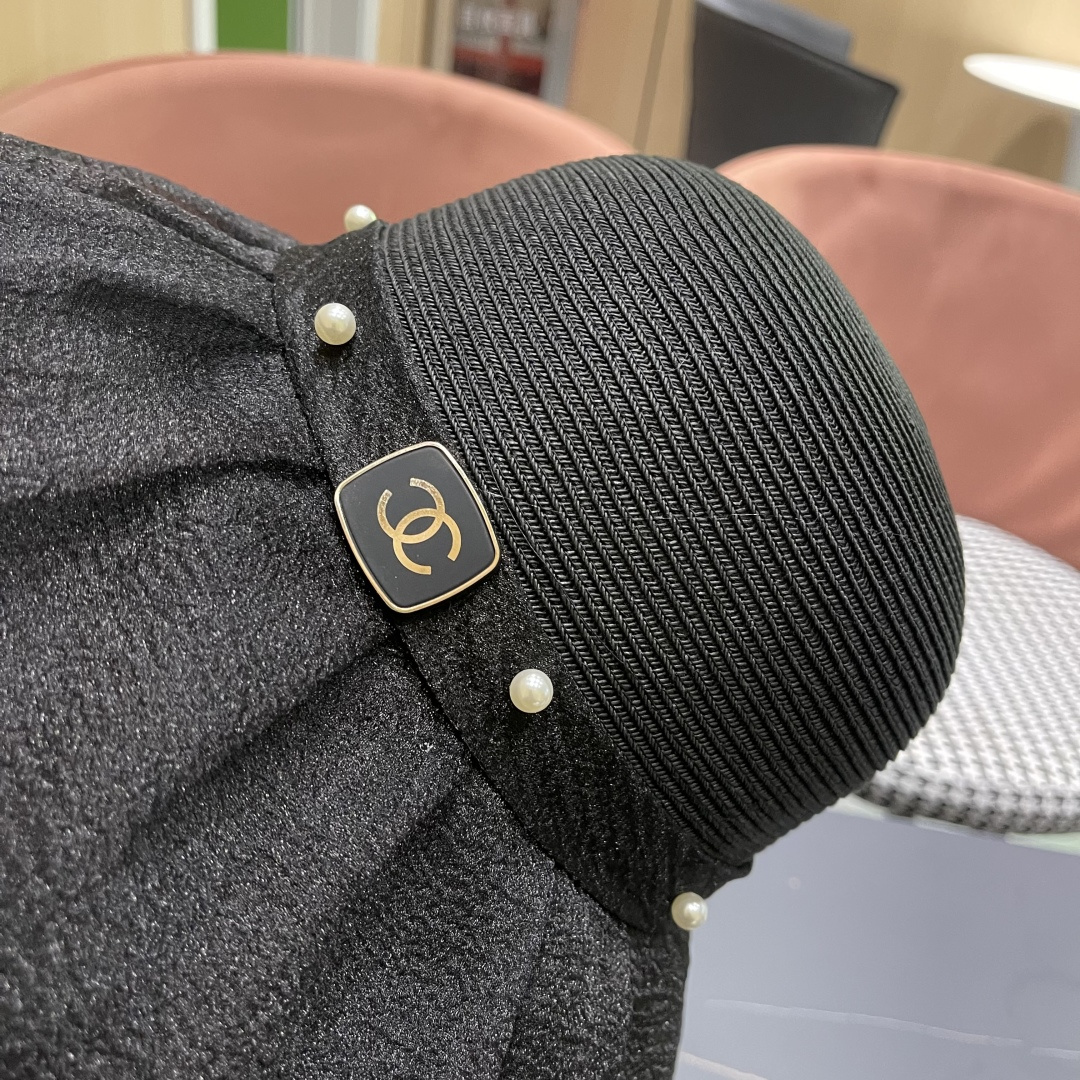 【CHANEL香奈儿】草帽女2025新款防晒休闲蝴蝶结遮阳渔夫帽🌈更有质感的一款