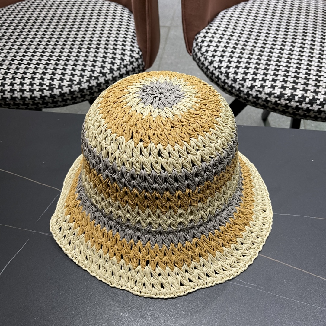 P126 Moncler’s a hand-weave. The colored hat fisherman - 图片 6