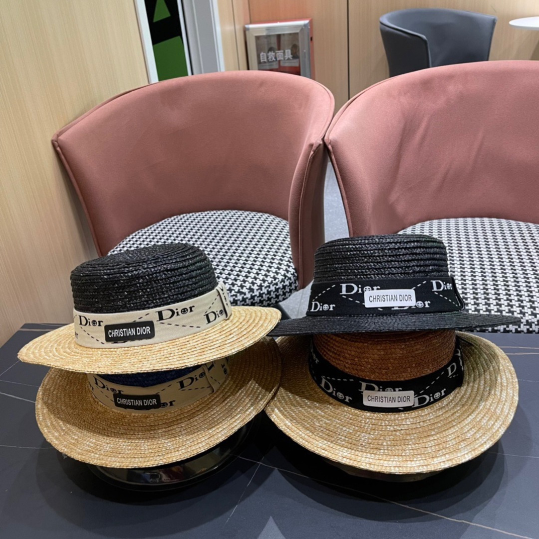 NO:223286,Dior Dior 2025 new straw hat, flat color block straw hat, head circumference 57cm hat, straw hat fisherman hat baseball hat knit hat, hat, dior, dior, espadrilles, hats19860909dior迪奥2025新款草帽,平顶拼色草帽,头围57cm帽子草帽渔夫帽棒球帽针织帽,帽子,dior,dior,espadrilles,hats,hat