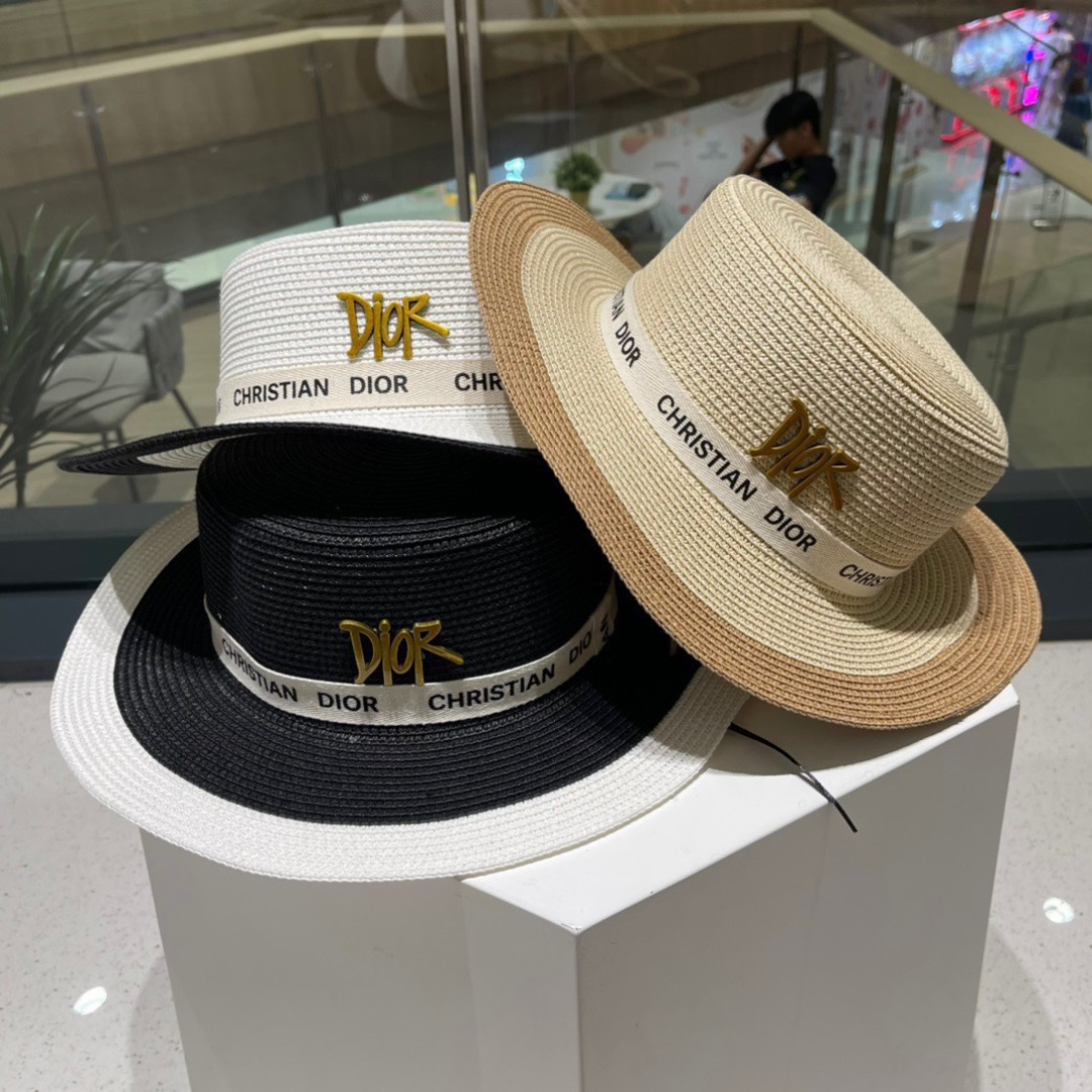 NO:223320,Dior new straw hat, sun hat, beach sun hat, head circumference 57cm hat, straw hat, fisherman hat, baseball hat, knit hat, hat, dior, dior, espadrilles, hats19860909Dior迪奥新款草帽,太阳帽,沙滩遮阳帽,头围57cm帽子草帽渔夫帽棒球帽针织帽,帽子,dior,dior,espadrilles,hats,hat