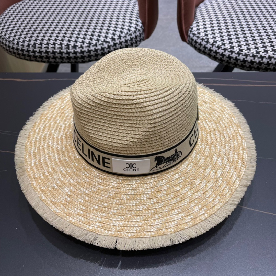 NO:223343,[CELINE] 2025 new style densely knitted straw hat, the first choice at the beach in summer~ same style as celebrities~ Big brand simple hat straw hat fisherman hat baseball hat knit hat, hat, celine, celine, espadrilles, hats19860909【CELINE赛琳】 2025新款密织草帽 夏天海边首选～明星同款～大牌简约帽子草帽渔夫帽棒球帽针织帽,帽子,celine,celine,espadrilles,hats,hat