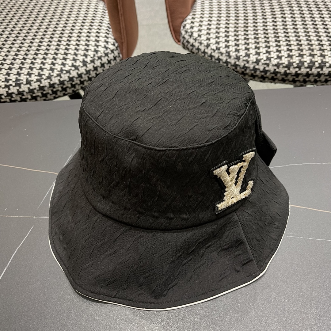  路易威登lv棒球帽 LouisVuitton新款法式蝴蝶结渔夫帽子女春夏时尚甜美遮阳
显脸小可折晉防晒