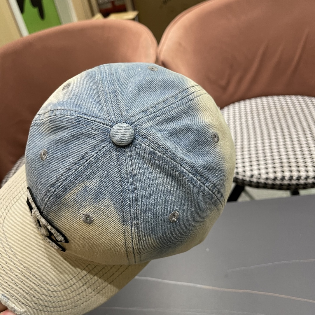 【CHANEL香奈儿】2025新款水洗牛仔大牌棒球帽，专柜经典款，男女通用