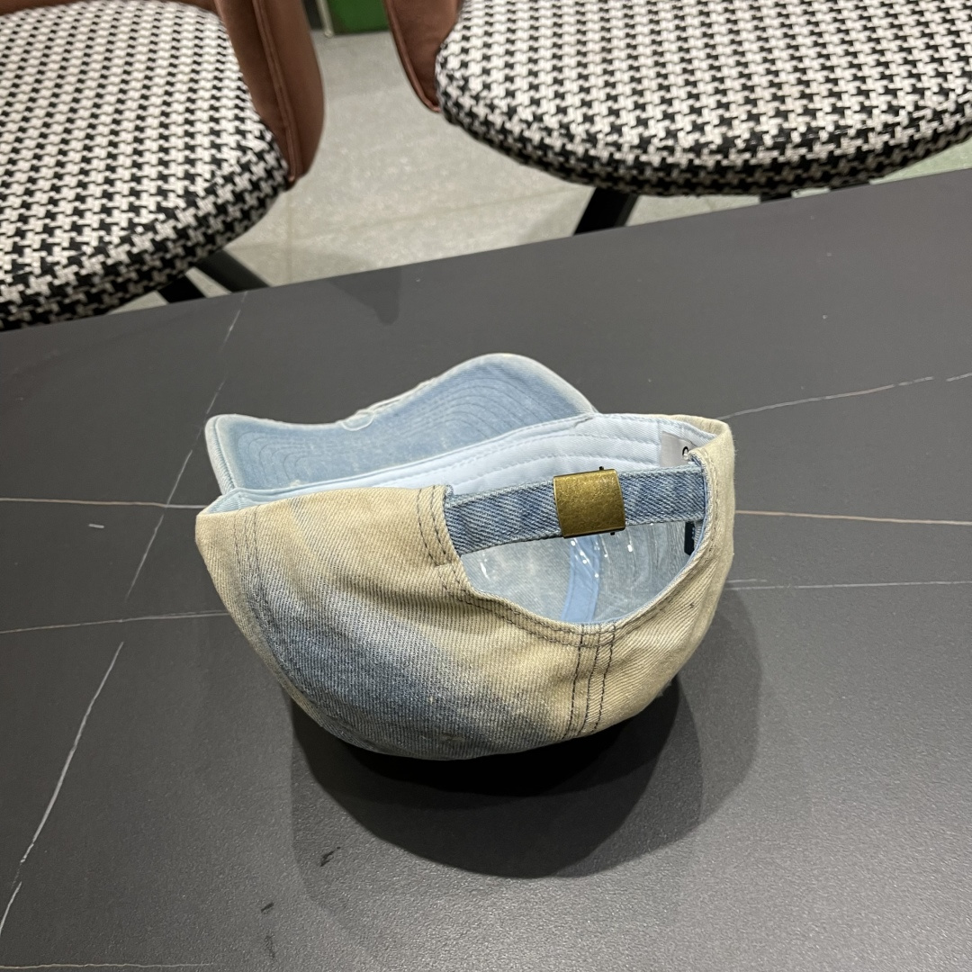 【CHANEL香奈儿】2025新款水洗牛仔大牌棒球帽，专柜经典款，男女通用