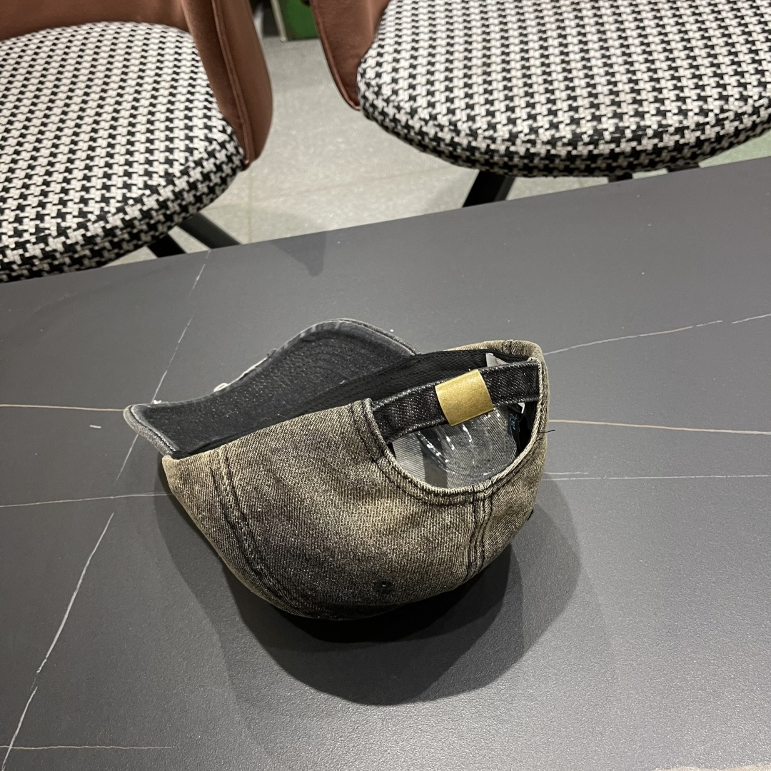 【CHANEL香奈儿】2025新款水洗牛仔大牌棒球帽，专柜经典款，男女通用