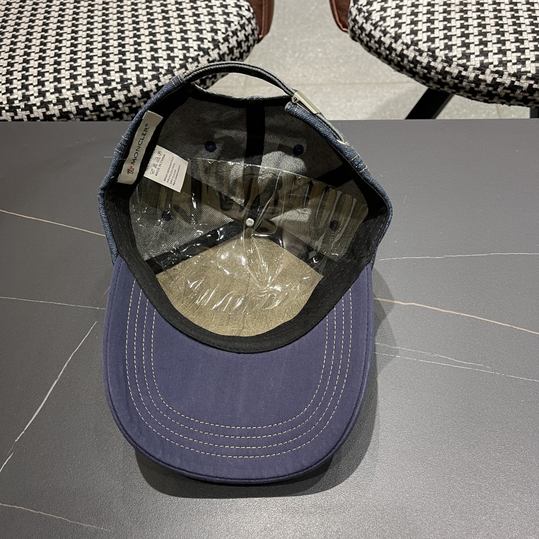  春夏新款 蒙口MONCLER2025新款拼色棒球帽，年轻时尚潮人穿搭色系，视觉效果超强，好看有质感！