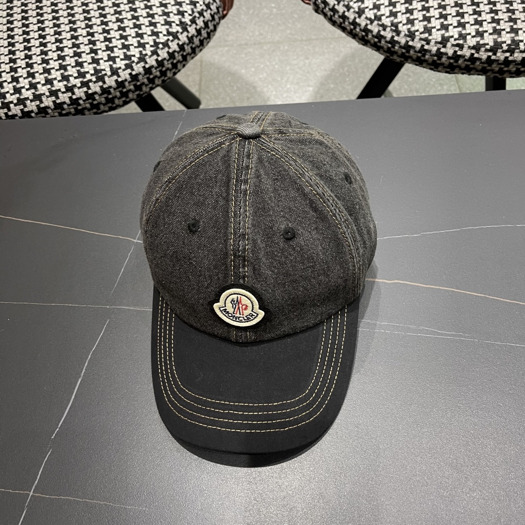  春夏新款 蒙口MONCLER2025新款拼色棒球帽，年轻时尚潮人穿搭色系，视觉效果超强，好看有质感！