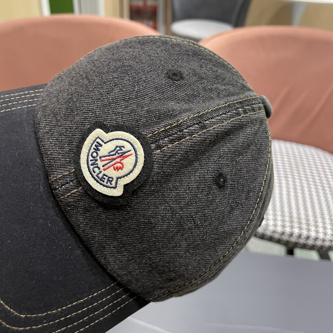  春夏新款 蒙口MONCLER2025新款拼色棒球帽，年轻时尚潮人穿搭色系，视觉效果超强，好看有质感！