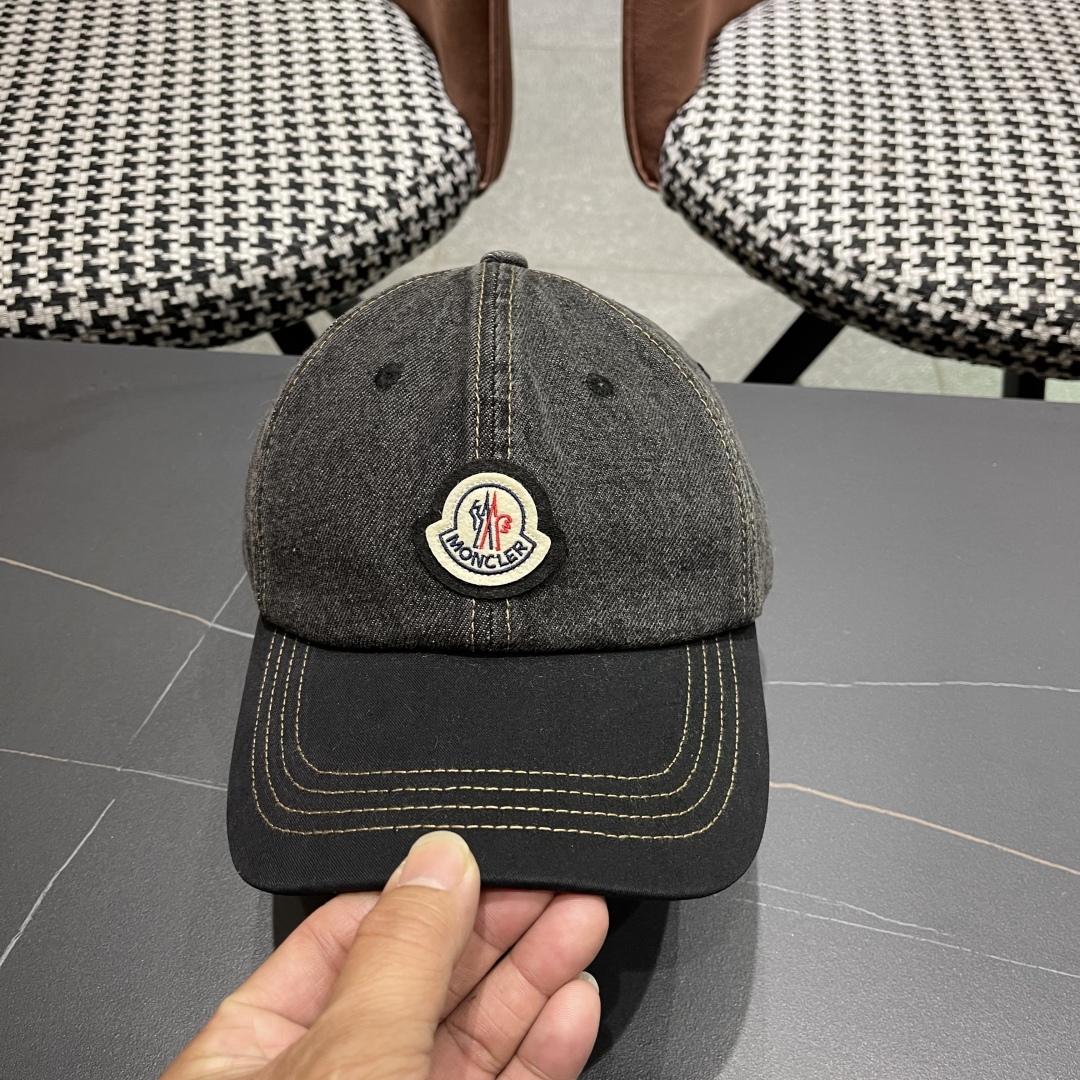  春夏新款 蒙口MONCLER2025新款拼色棒球帽，年轻时尚潮人穿搭色系，视觉效果超强，好看有质感！