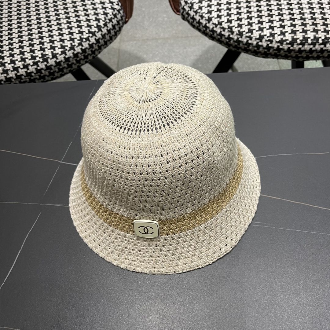 【DIOR迪奥】春夏渔夫帽子女韩版时尚拼色百搭小众设计透气遮
阳盆帽品脸小