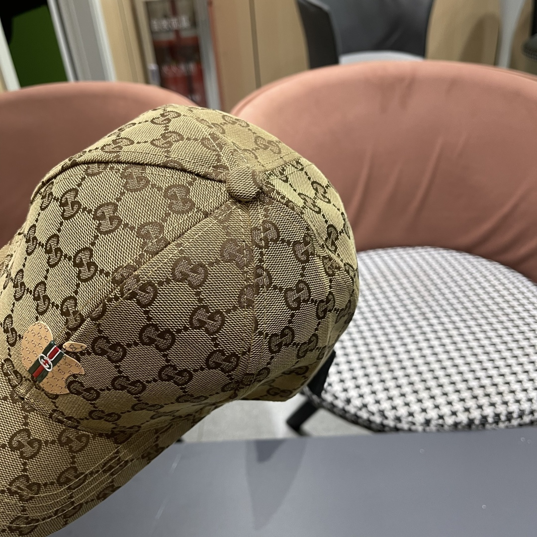  古奇棒球帽♥️GUCCI🧢官网新品，2025棒球帽，原单品质火爆来袭 🔥🎩 工艺非常精美 高档大气上档
